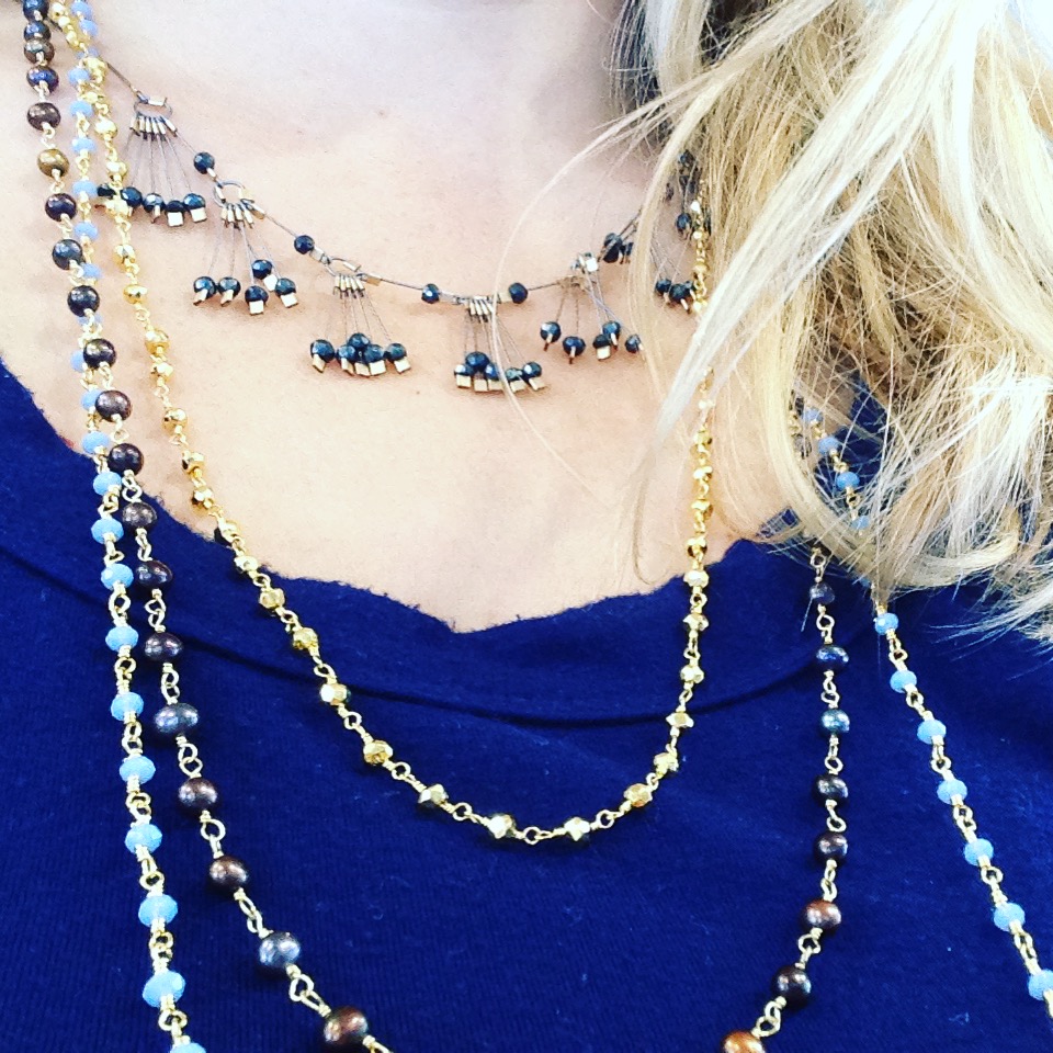 Gemstone Layering Necklaces