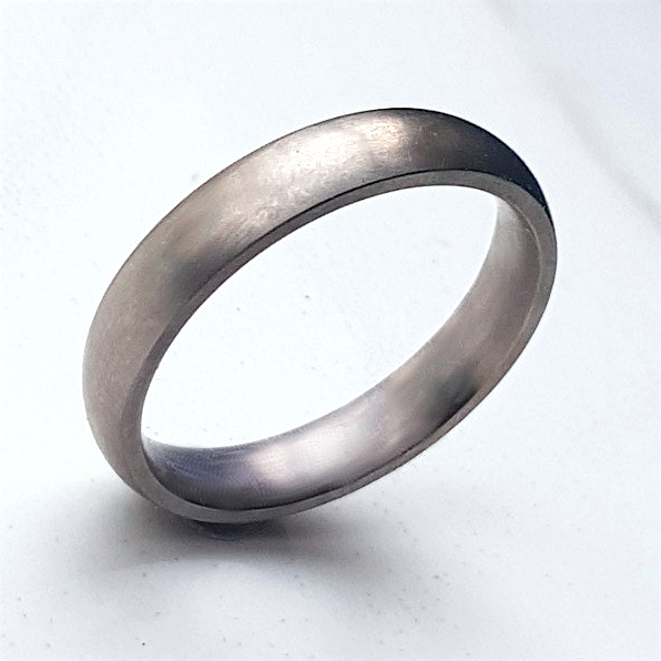 Classic Brushed Finish Platinum Band